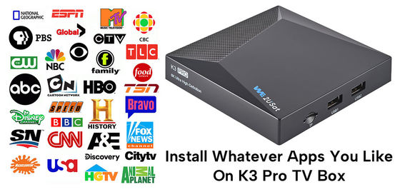 Özel Android IPTV Box 4K HD 2.4G/5G WIFI BT5.0 2G Ram 8G We2u K3 Pro