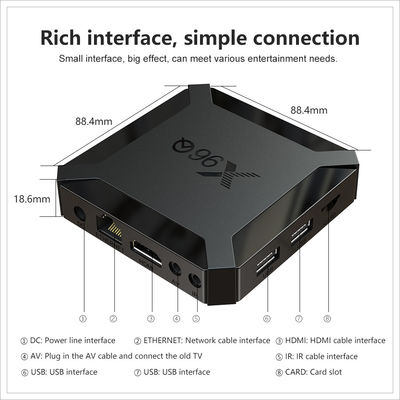 Allwinner H313 IPTV Akıllı Kutusu Ram 1GB/2GB Android Akıllı Dört Temel TV Kutusu