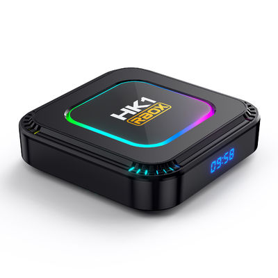 8K WiFi DIY IPTV Kutusu Android 13.0 TV Kutusu Renkli LED Işıklarıyla